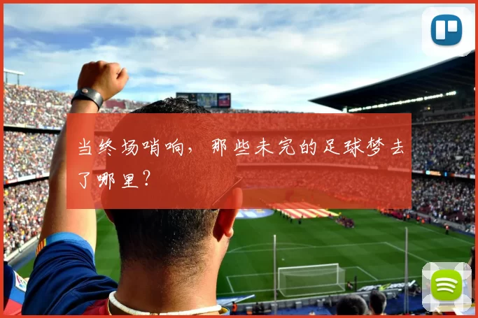 当终场哨响,那些未完的足球梦去了哪里?