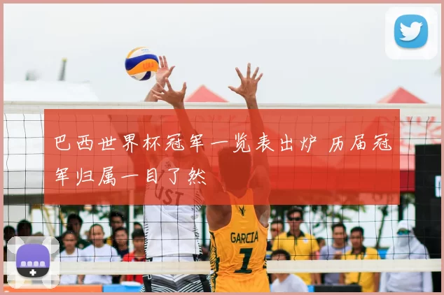 巴西世界杯冠军一览表出炉 历届冠军归属一目了然