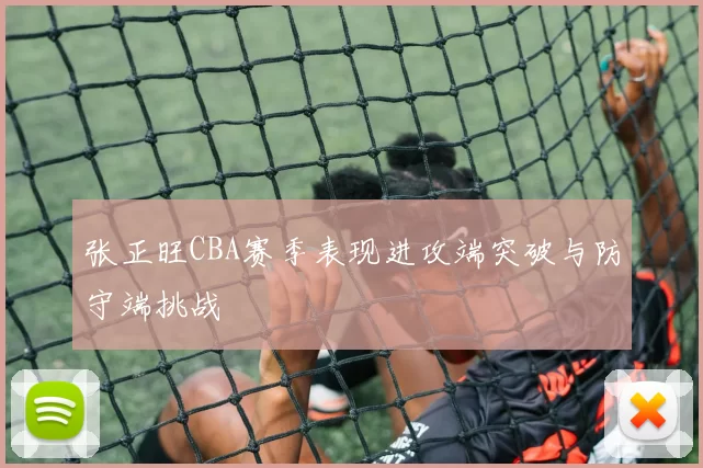 张正旺CBA赛季表现进攻端突破与防守端挑战