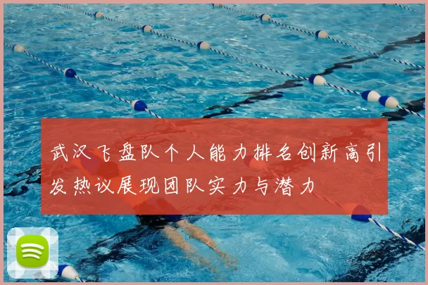 武汉飞盘队个人能力排名创新高引发热议展现团队实力与潜力