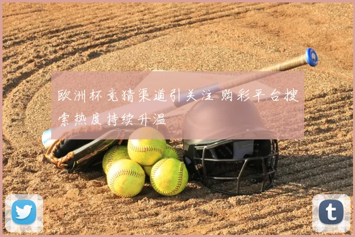 欧洲杯竞猜渠道引关注 购彩平台搜索热度持续升温