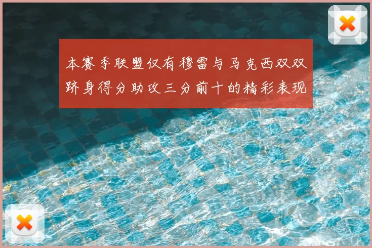 本赛季联盟仅有穆雷与马克西双双跻身得分助攻三分前十的精彩表现